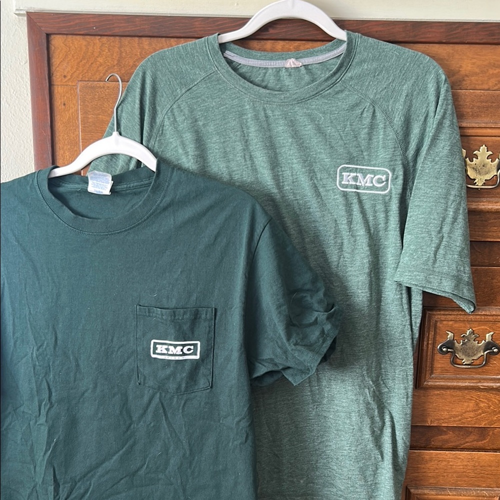 KMC Shirt Men's Green T-Shirts